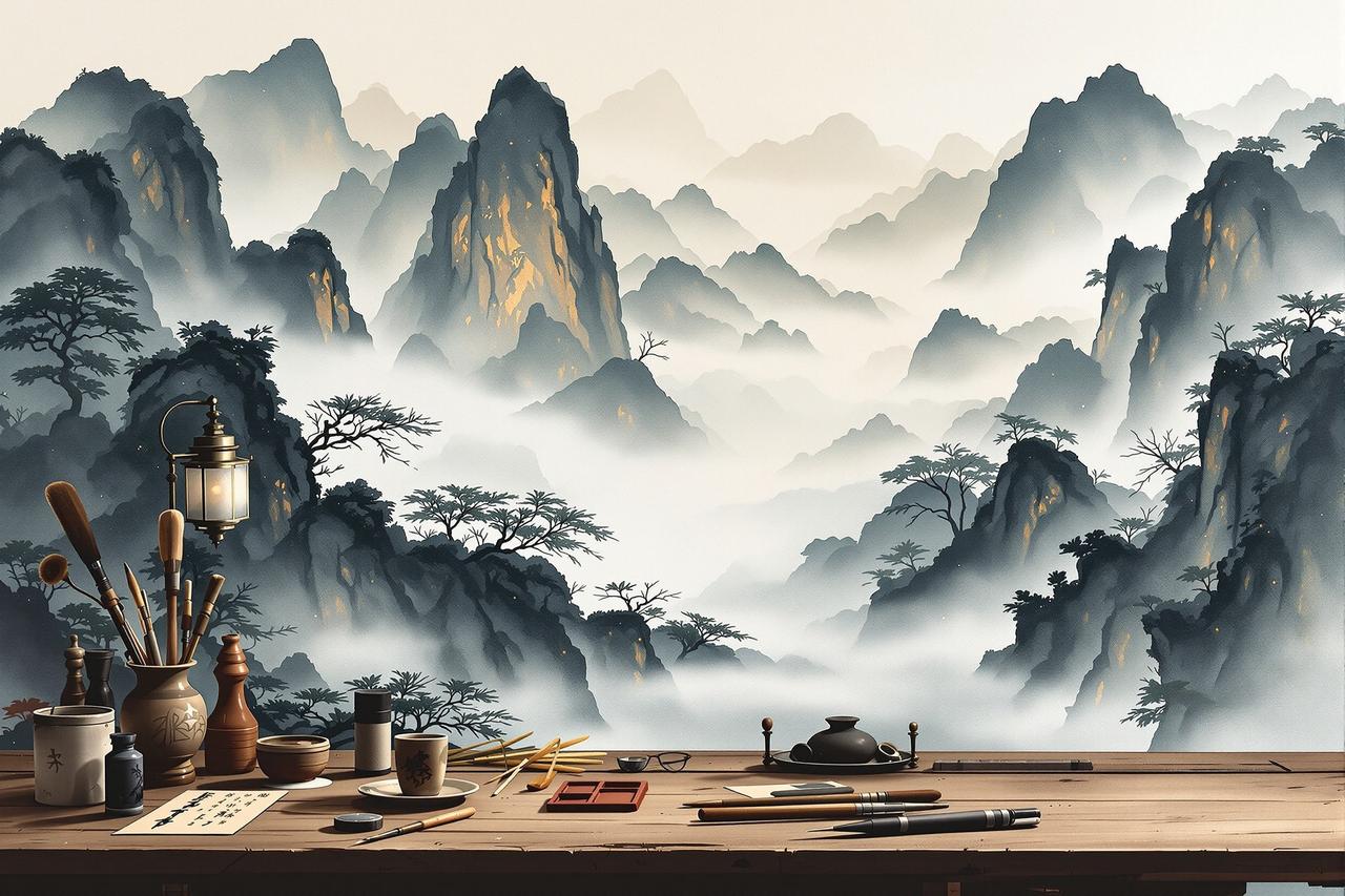 ai国漫国风经典 - 水墨丹青,东方美学 ai国漫精选合辑 - 国风经典